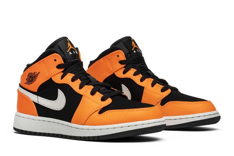 Krossovki-Air-Jordan-1-Retro-Mid-GS-Orange-Black-7