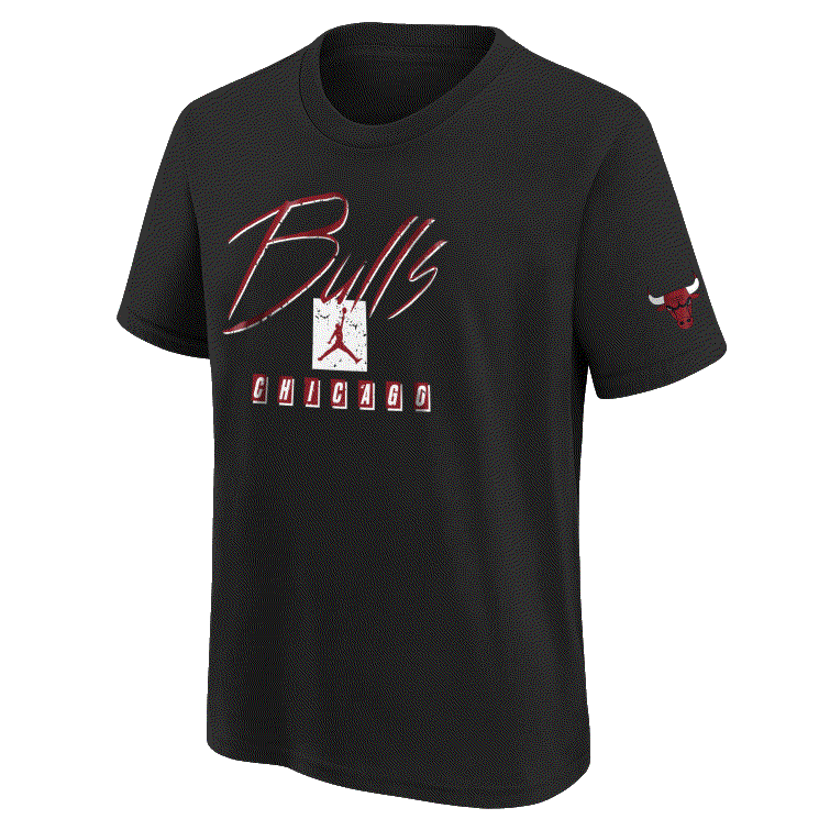 Баскетбольная футболка Nike Chicago Bulls 2024 City Edition Courtside 1 Youth NBA T-Shirt
