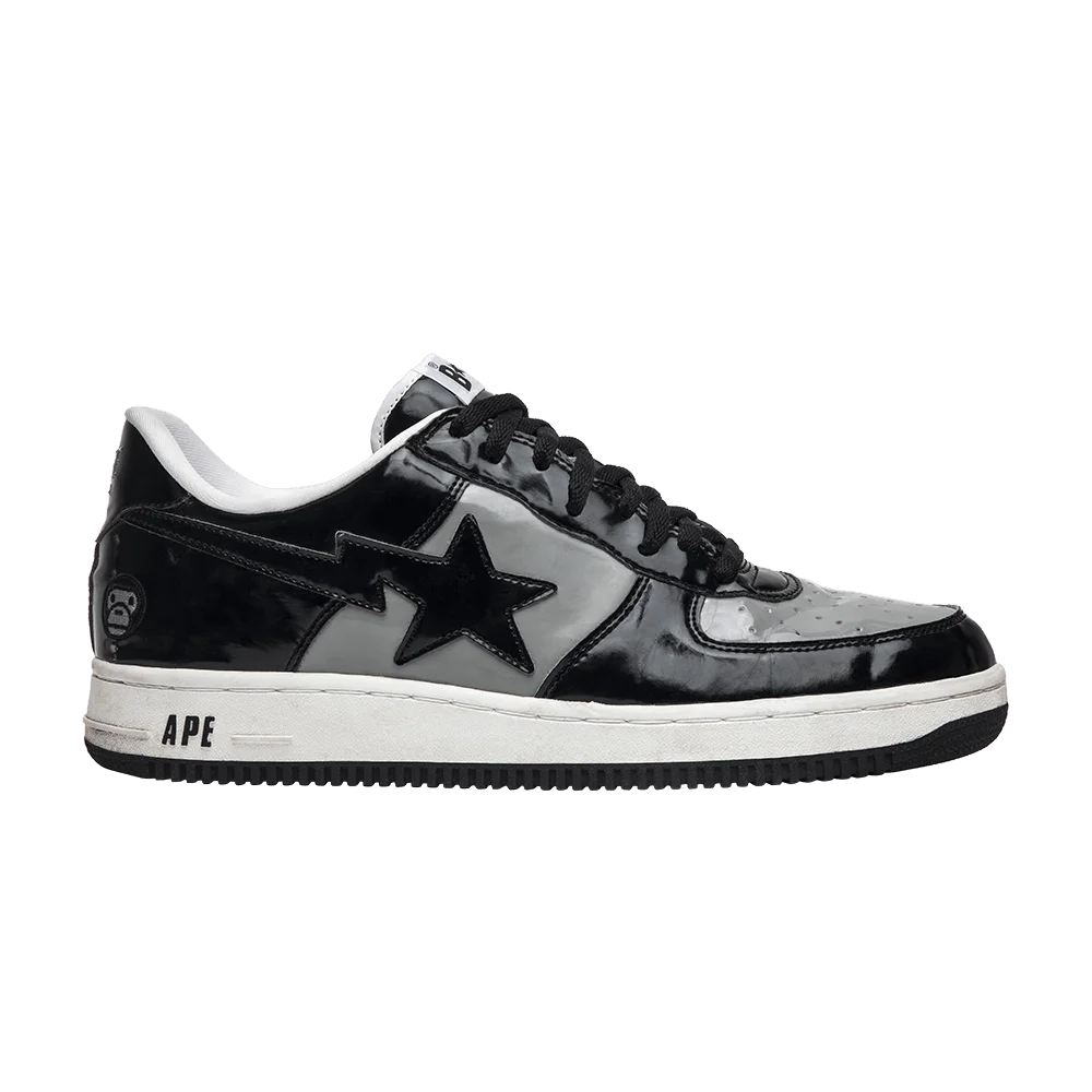 Krossovki-Bapesta-FS-001-Low-Black-Grey