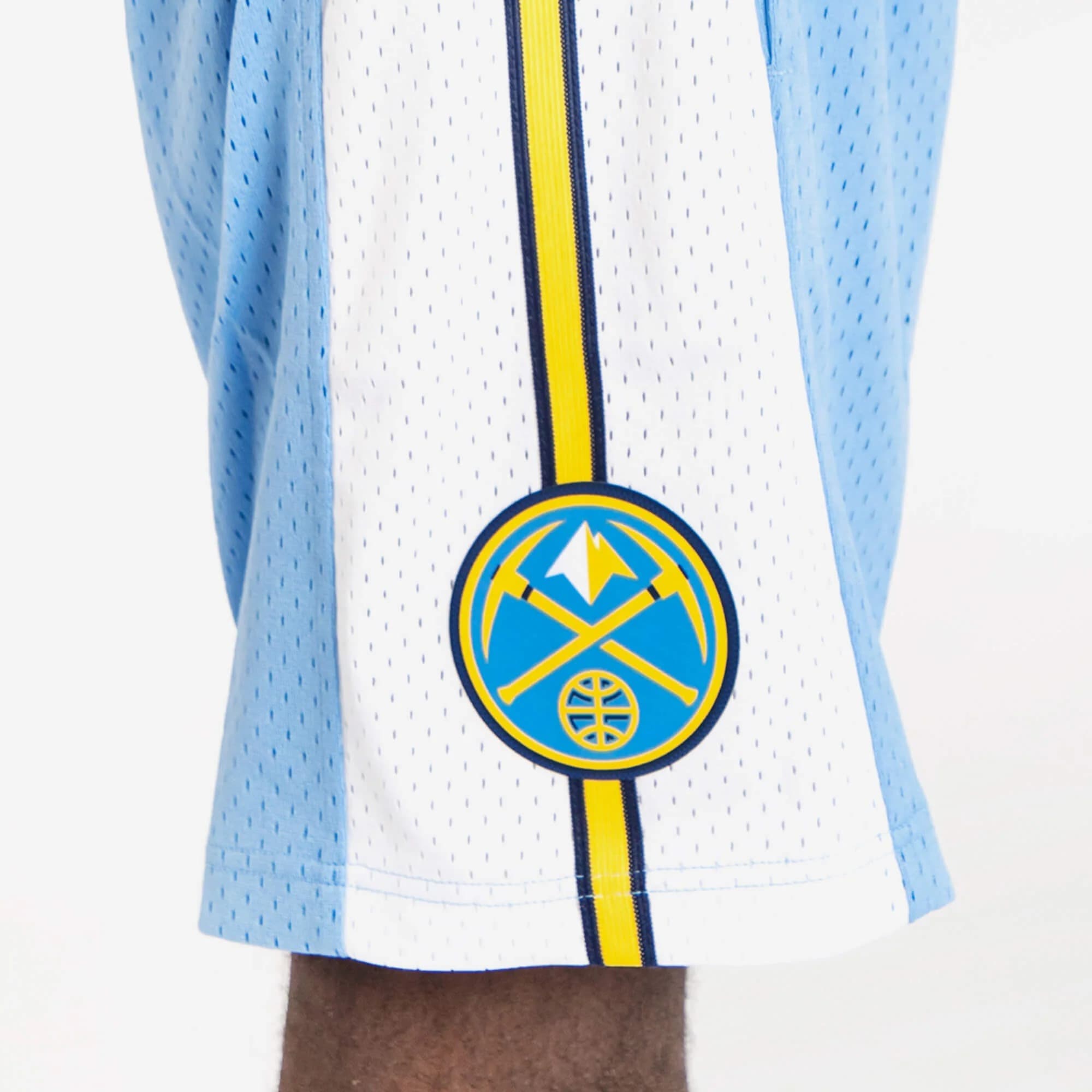 Спортивные шорты Mitchell & Ness Denver Nuggets 2016-17 Hardwood Classics Throwback Swingman NBA Shorts