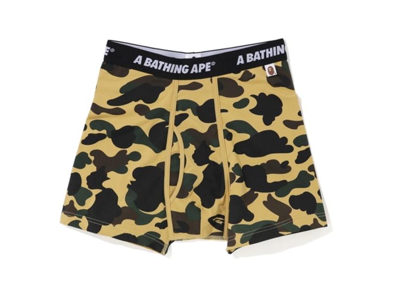 Транки BAPE 1st Camo Trunks (FW19) Yellow