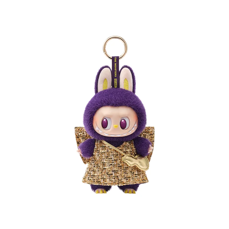 Виниловая фигурка-брелок POP MART LABUBU × PRONOUNCE - WINGS OF FORTUNE Vinyl Plush Hanging Card