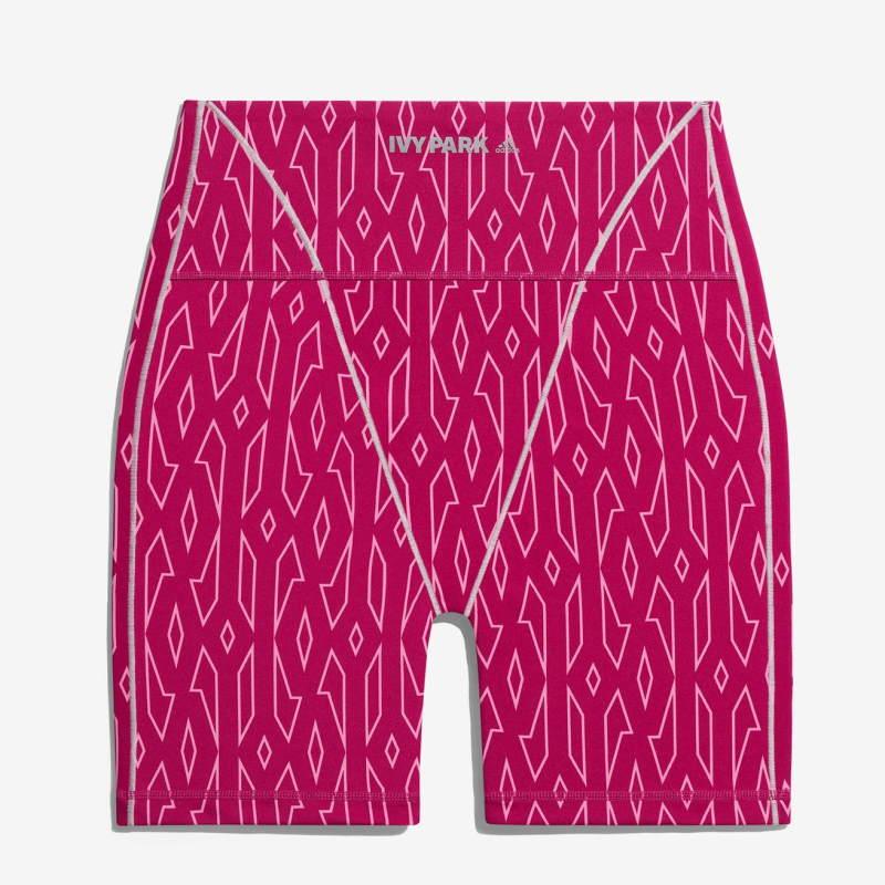 Короткие тайтсы adidas Ivy Park Monogram Short Tights Bold Pink
