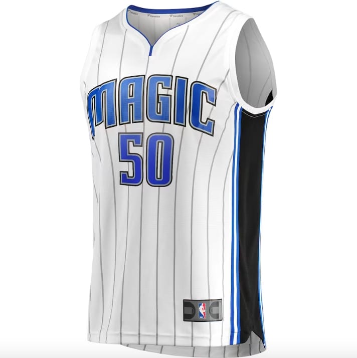 Баскетбольная джерси 2022-23 Orlando Magic #50 Cole Anthony Fast Break Association White Jersey
