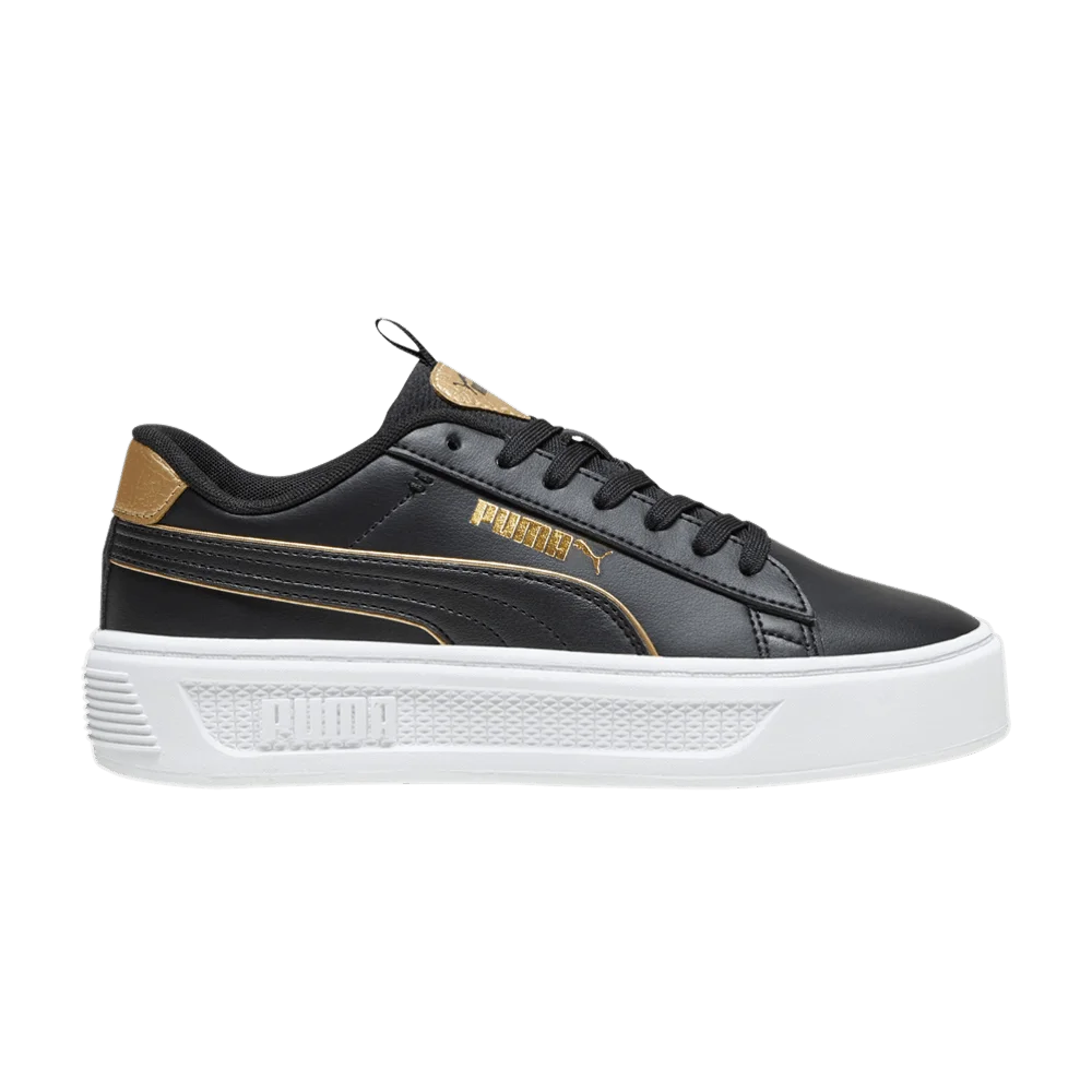 Кроссовки Puma Wmns Smash Platform v3 'Pop Up - Black Gold'