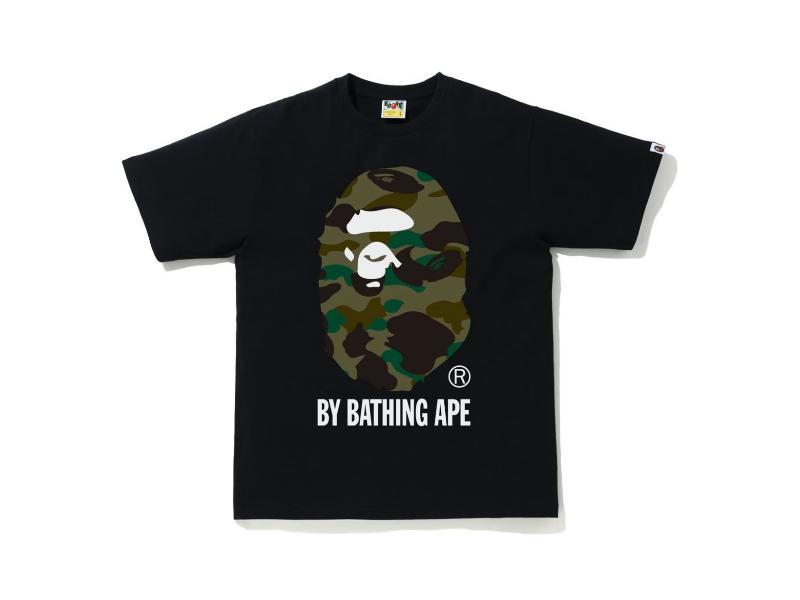 Футболка BAPE 1st Camo By Bathing Ape Tee (FW21) Black/Green