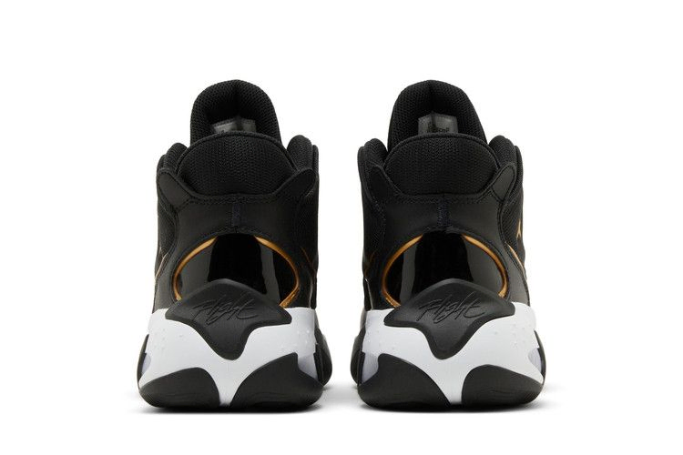 Кроссовки Air Jordan Max Aura 4 GS 'Black Metallic Gold'