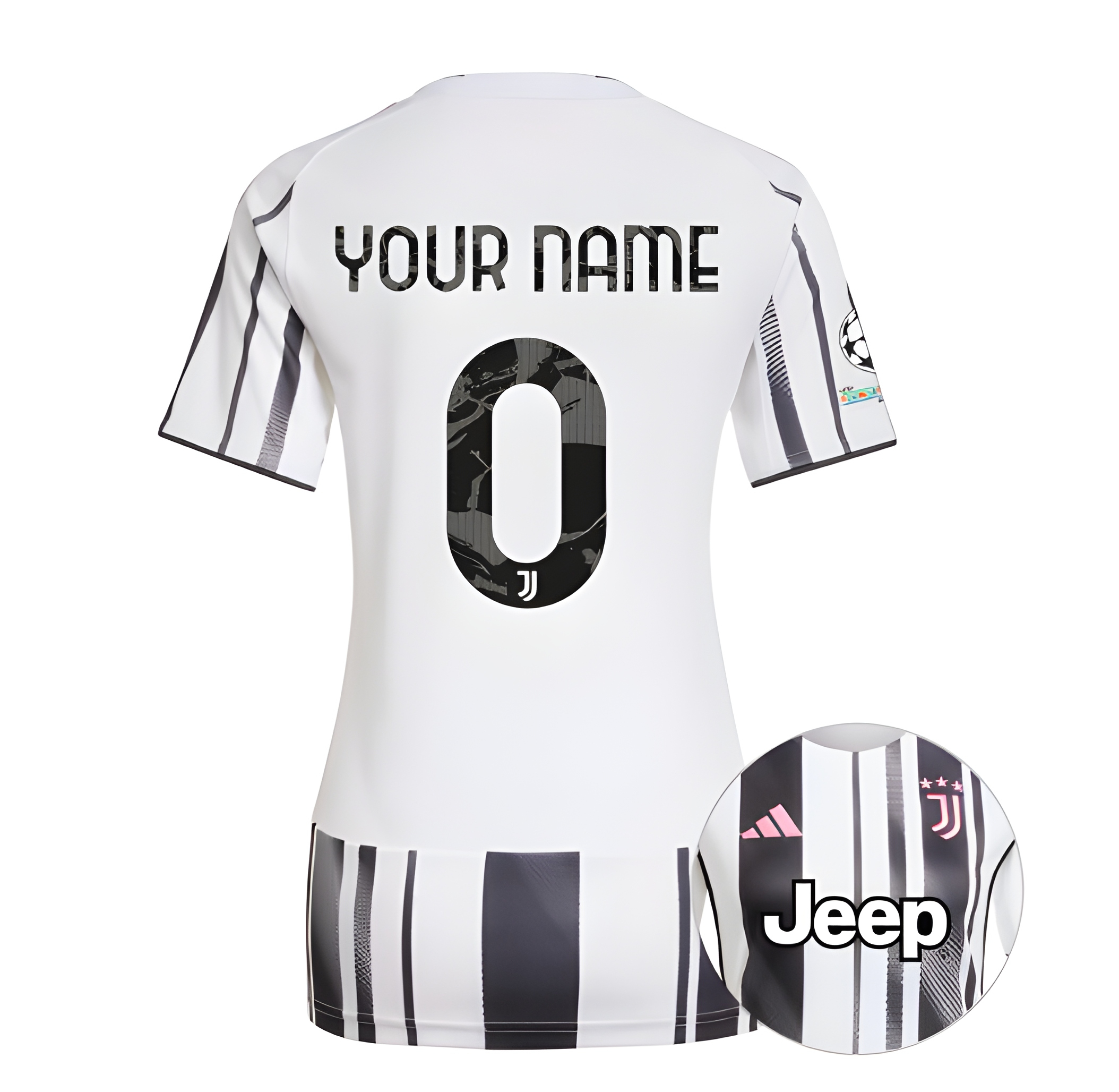Женское футбольное джерси JUVENTUS home jersey 25/26 CUSTOM