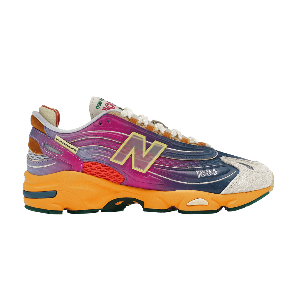 Кроссовки Salehe Bembury x New Balance 1000 'Fog Be The Cloud - Berry'