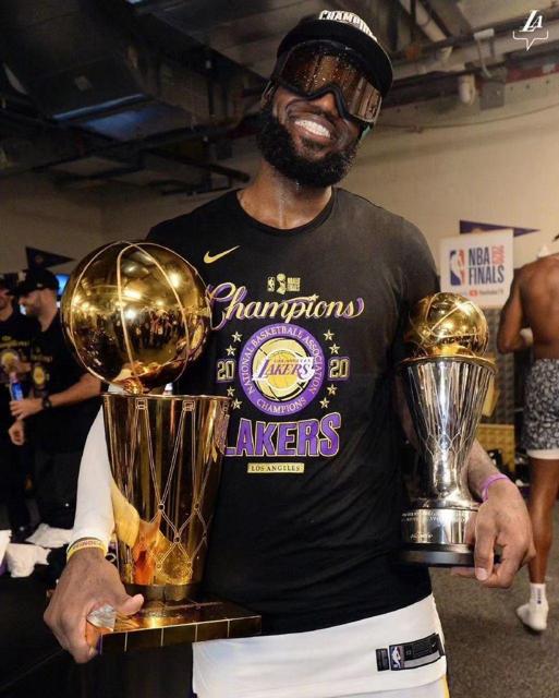 Футболка 2020 Los Angeles Lakers NBA Champions Locker Room T-Shirt