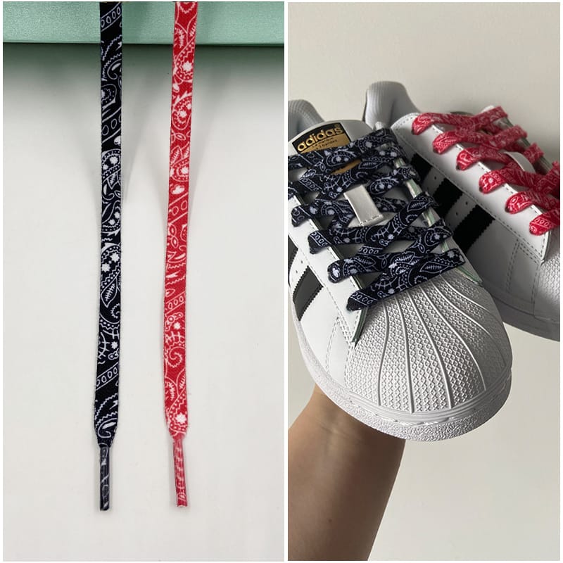 Шнурки Gorilla Guard Adidas Red-Black Paisley Laces