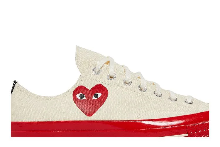 Кроссовки Comme des Garçons Play x Converse Chuck 70 Low 'Pristine Red'