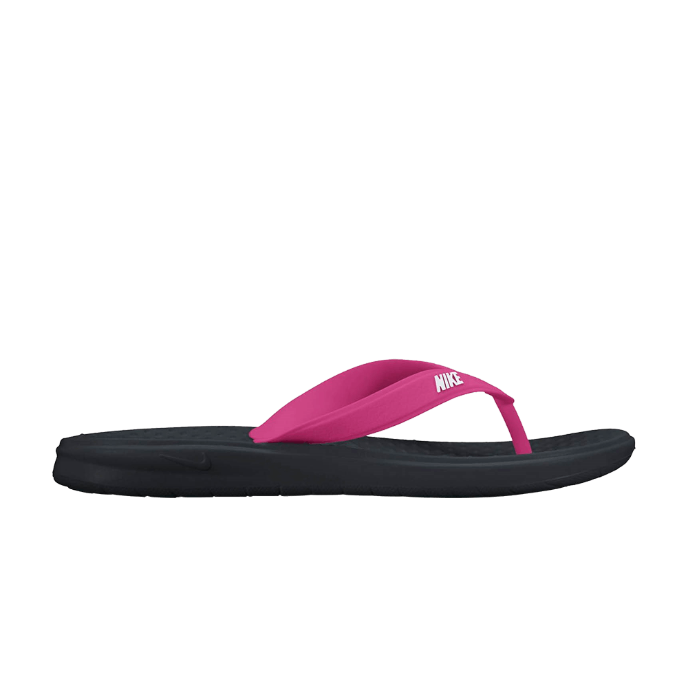 Кроссовки Nike Wmns Solar Thong 'Black White Vivid Pink'