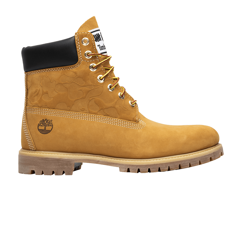 Кроссовки Timberland A Bathing Ape x Undefeated x 6 Inch 'Wheat'