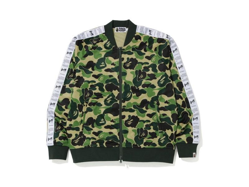 Куртка BAPE ABC Bapesta Tape Jersey Top Green