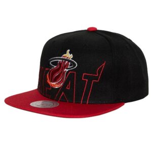 Mitchell-Ness-Low-Big-Face-Snapback-HWC-Miami-Heat-Hat-300x300