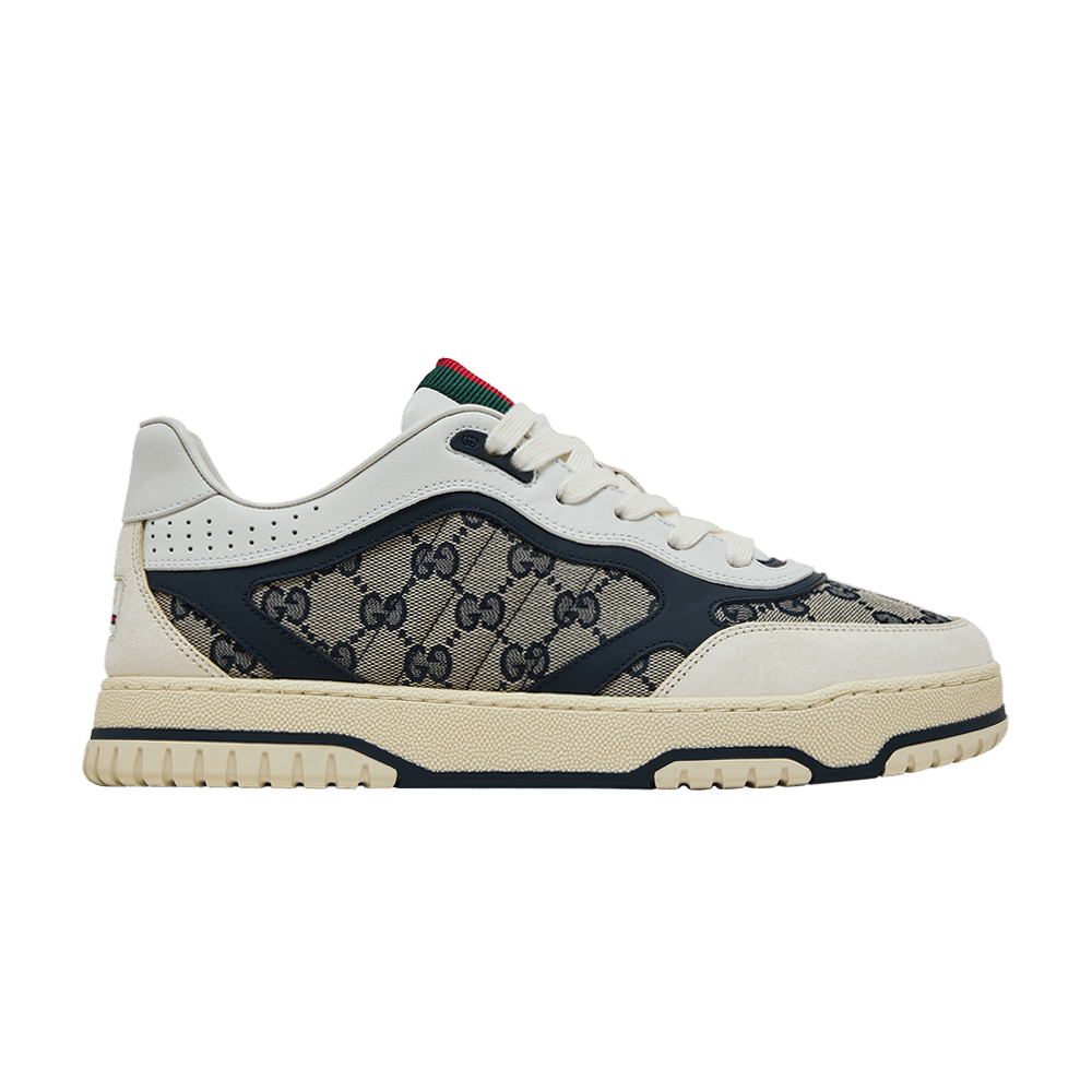 Кроссовки Gucci Re-Web Sneaker 'GG Canvas - Beige Ivory Blue'