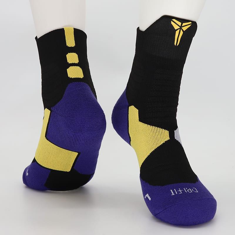 Спортивные носки Daiong Kobe Black-Yellow Socks