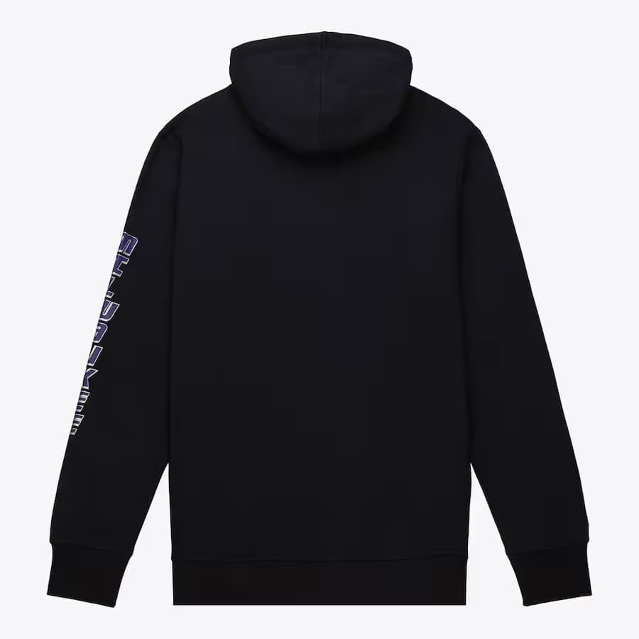 Худи Mitchell & Ness Black Milwaukee Bucks Big Face 7.0 Pullover Hoodie