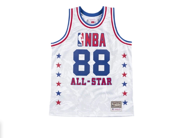 Aape x Mitchell & Ness Swingman All-Star 1988 Jersey White