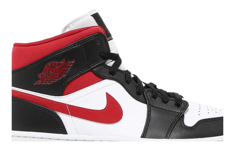 Кроссовки Air Jordan 1 Mid 'Black Gym Red'