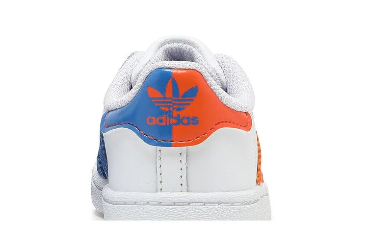 Кроссовки Adidas Superstar Infant 'White Orange'