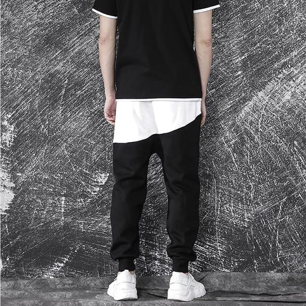 Спортивные штаны DPOY Colorblock White Pants