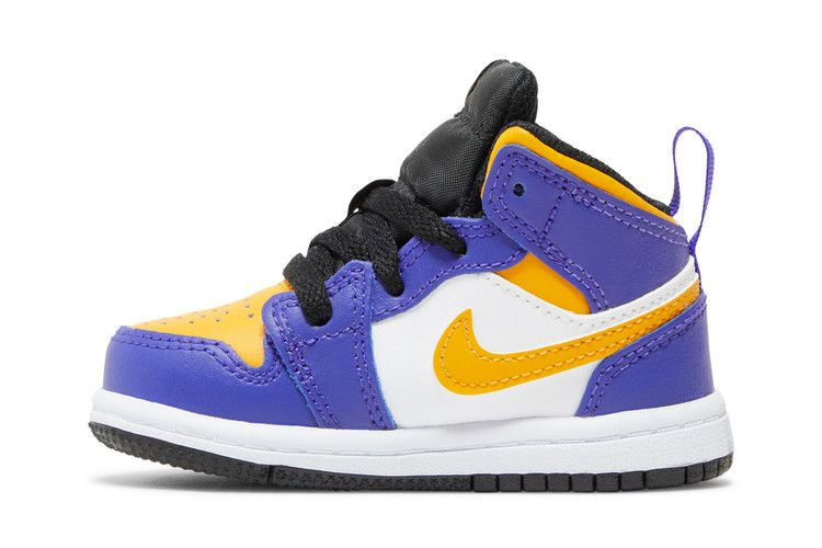 Кроссовки Air Jordan 1 Mid TD 'Lakers'
