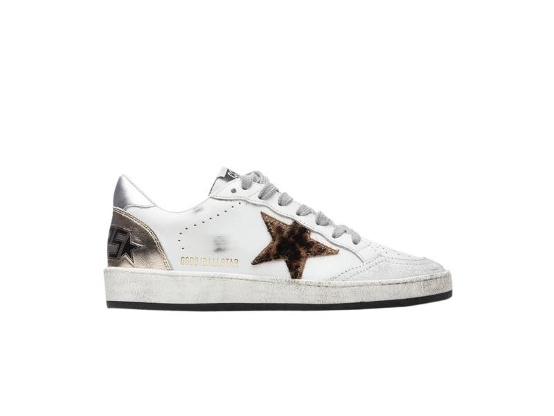 Кроссовки Golden Goose Wmns Ball Star White Leopard