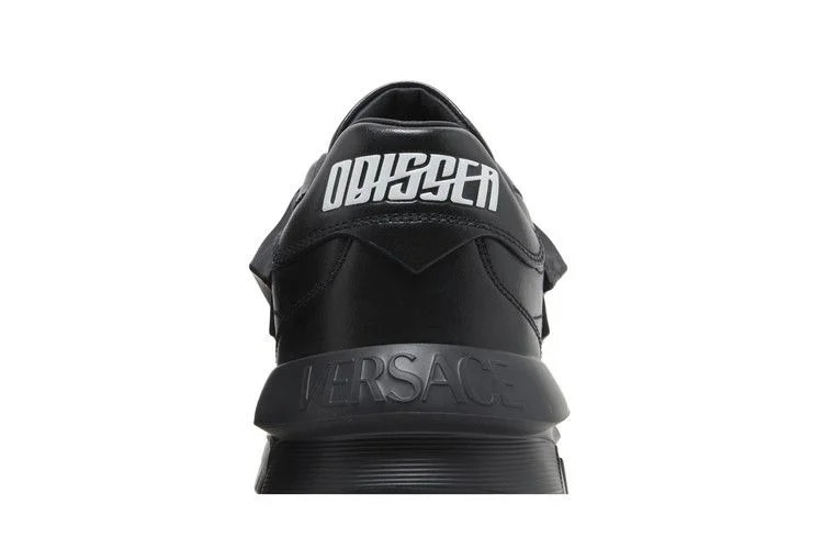 Кроссовки Versace Odissea Caged Rubber Medusa Sneaker 'Triple Black'