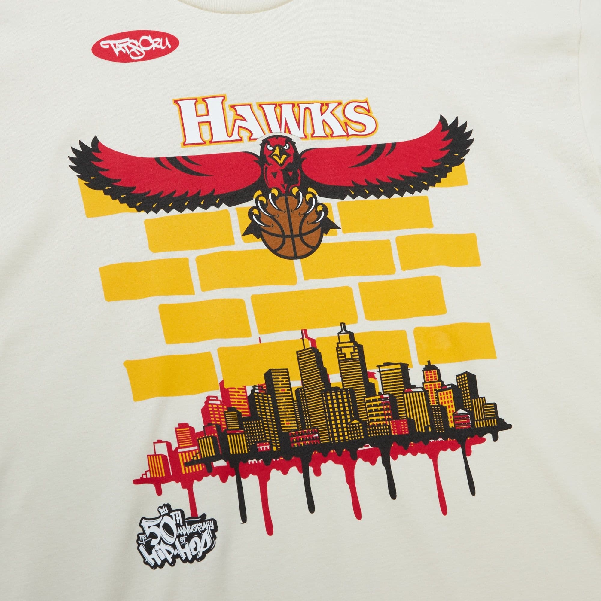 Футболка Mitchell & Ness M&N x Tats Cru City Atlanta Hawks T-Shirt