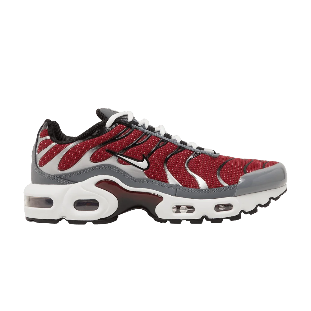Krossovki-Nike-Air-Max-Plus-GS-Team-Red-Cool-Grey