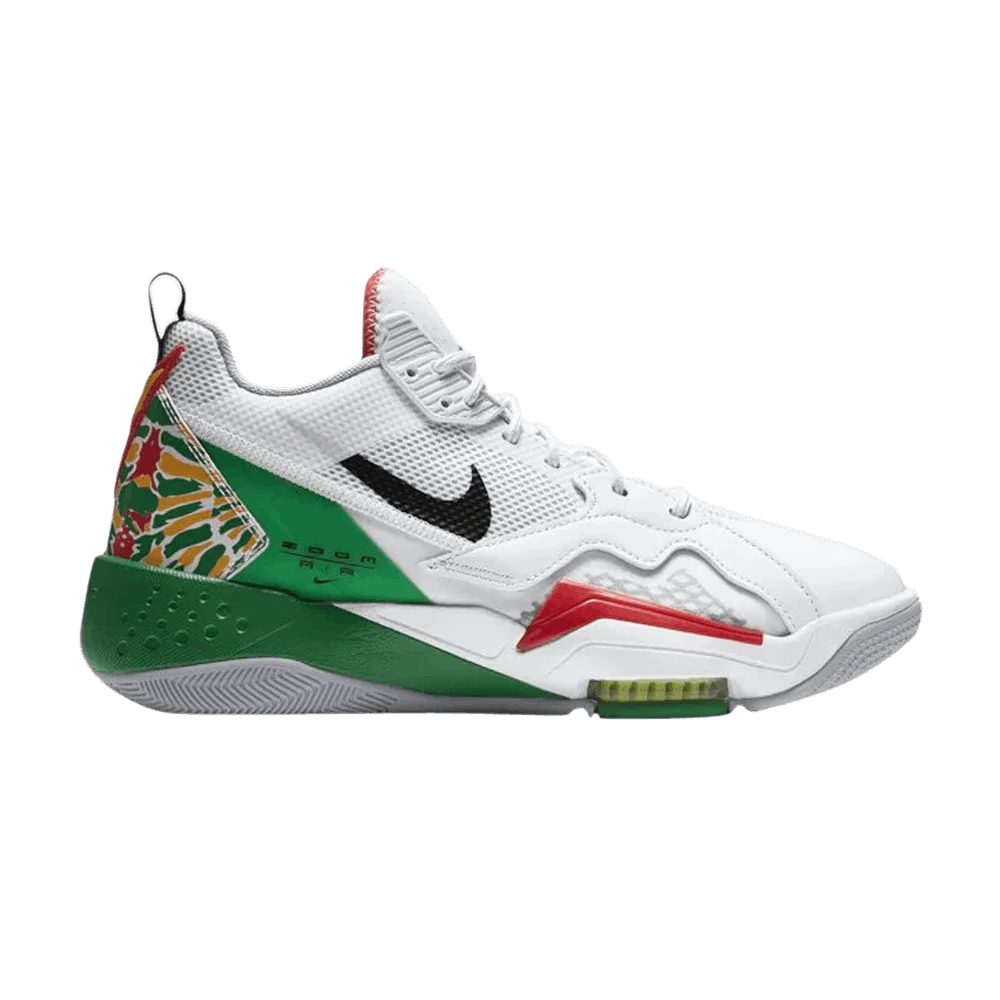 Krossovki-Air-Jordan-Zoom-92-White-Lucky-Green-Dark-Sulfur