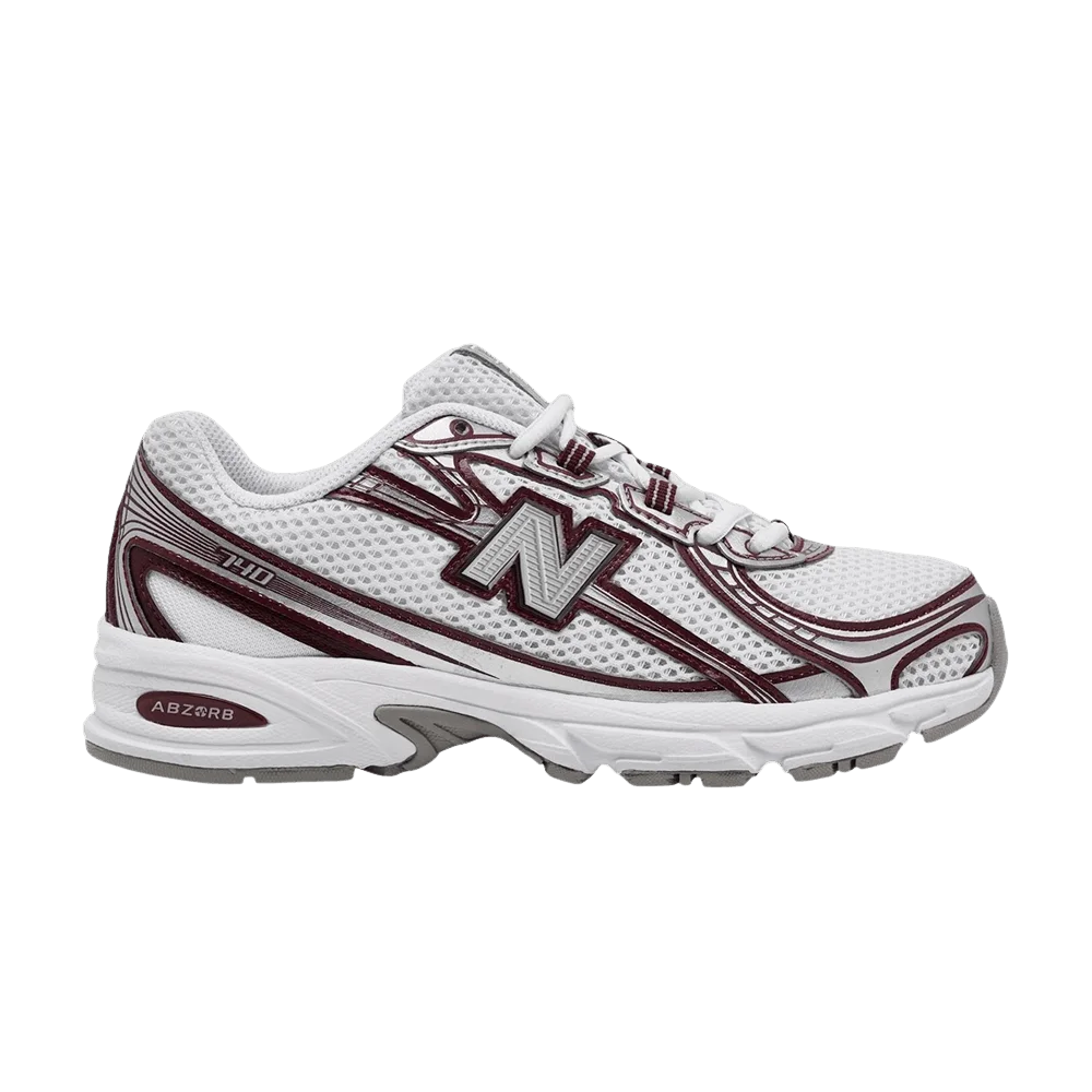 Кроссовки New Balance 740 'White Burgundy Silver'