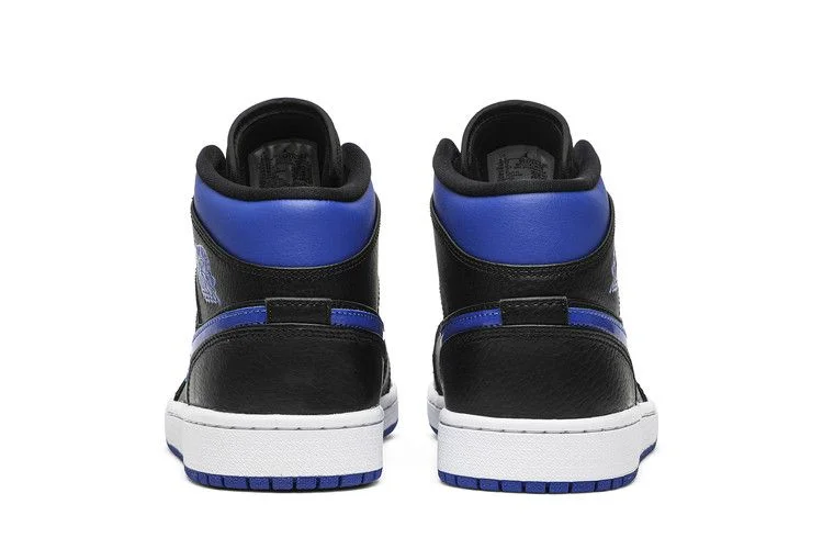 Кроссовки Air Jordan 1 Mid 'Black Hyper Royal'