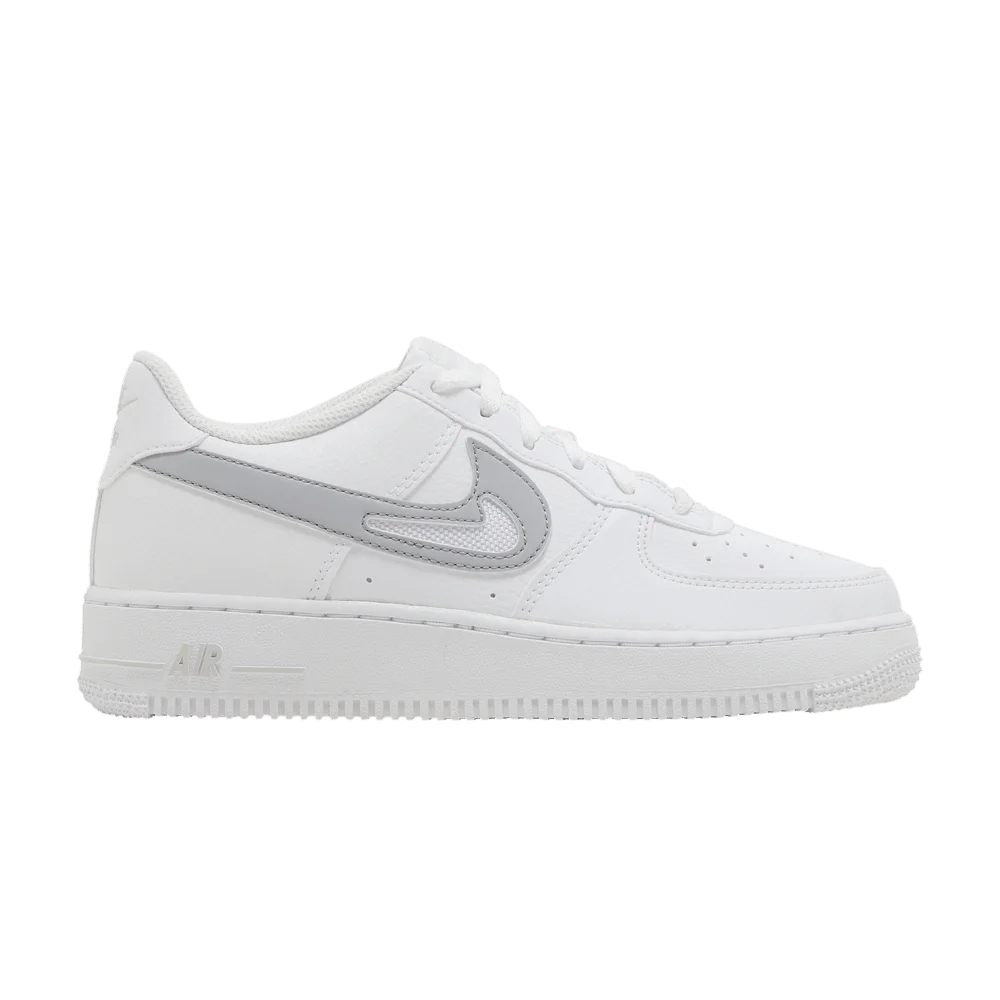Krossovki-Nike-Air-Force-1-GS-Cut-Out-Swoosh-White-Photon-Dust