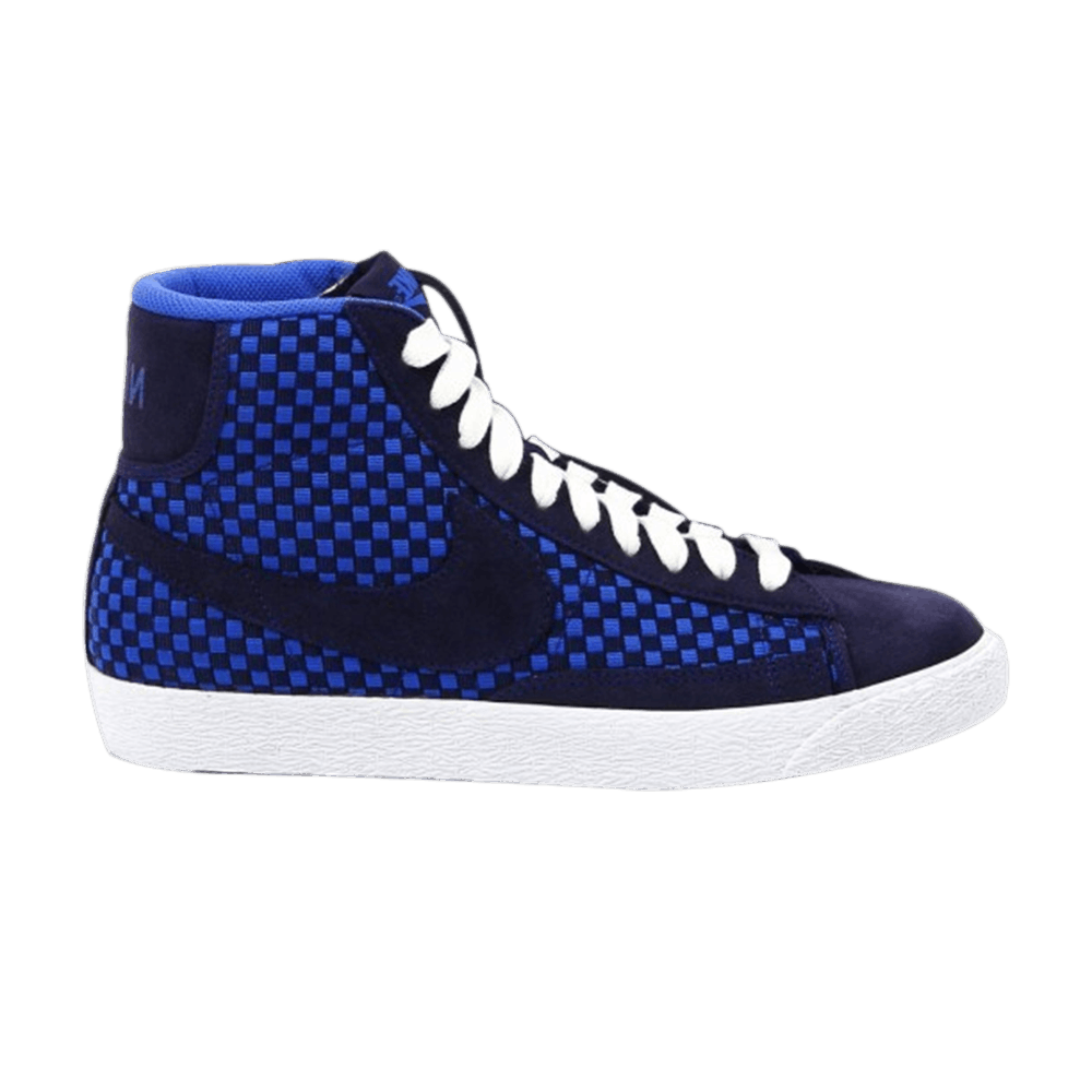 Кроссовки Nike Blazer Mid Woven 'Blackened Blue'