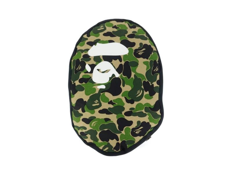 Подушка BAPE ABC Camo Apehead Pillow Green