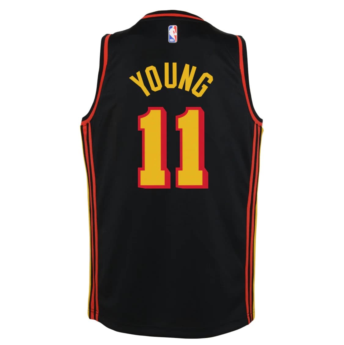 2021-22-Atlanta-Hawks-Trae-Young-11-Youth-Swingman-Statement-Edition-Black-Jersey-11