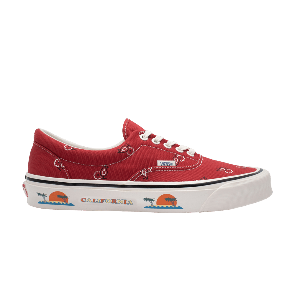 Кроссовки Vans OG Era LX 'Paisley - Pompeian Red'