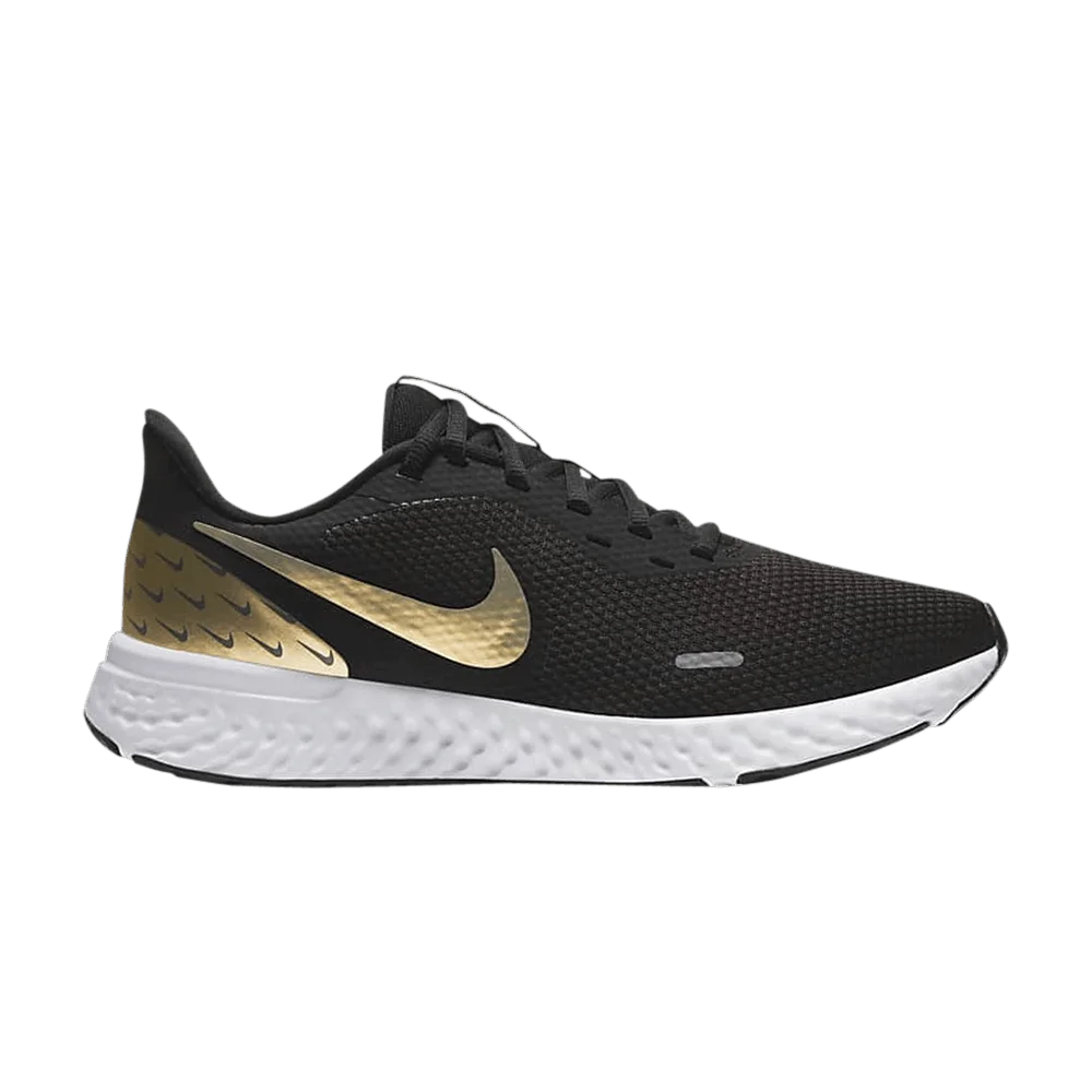 Krossovki-Nike-Wmns-Revolution-5-Premium-Black-Metallic-Gold