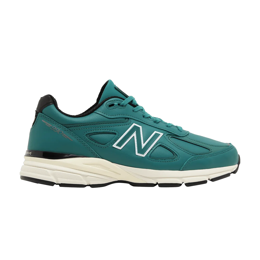 Krossovki-Teddy-Santis-x-New-Balance-990v4-Made-in-USA-Teal-White