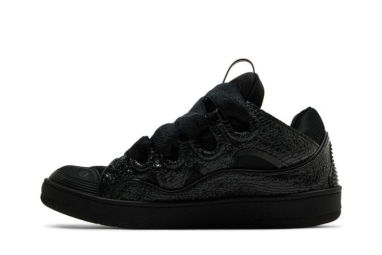 Кроссовки Lanvin Curb Sneakers 'Black Crinkled'