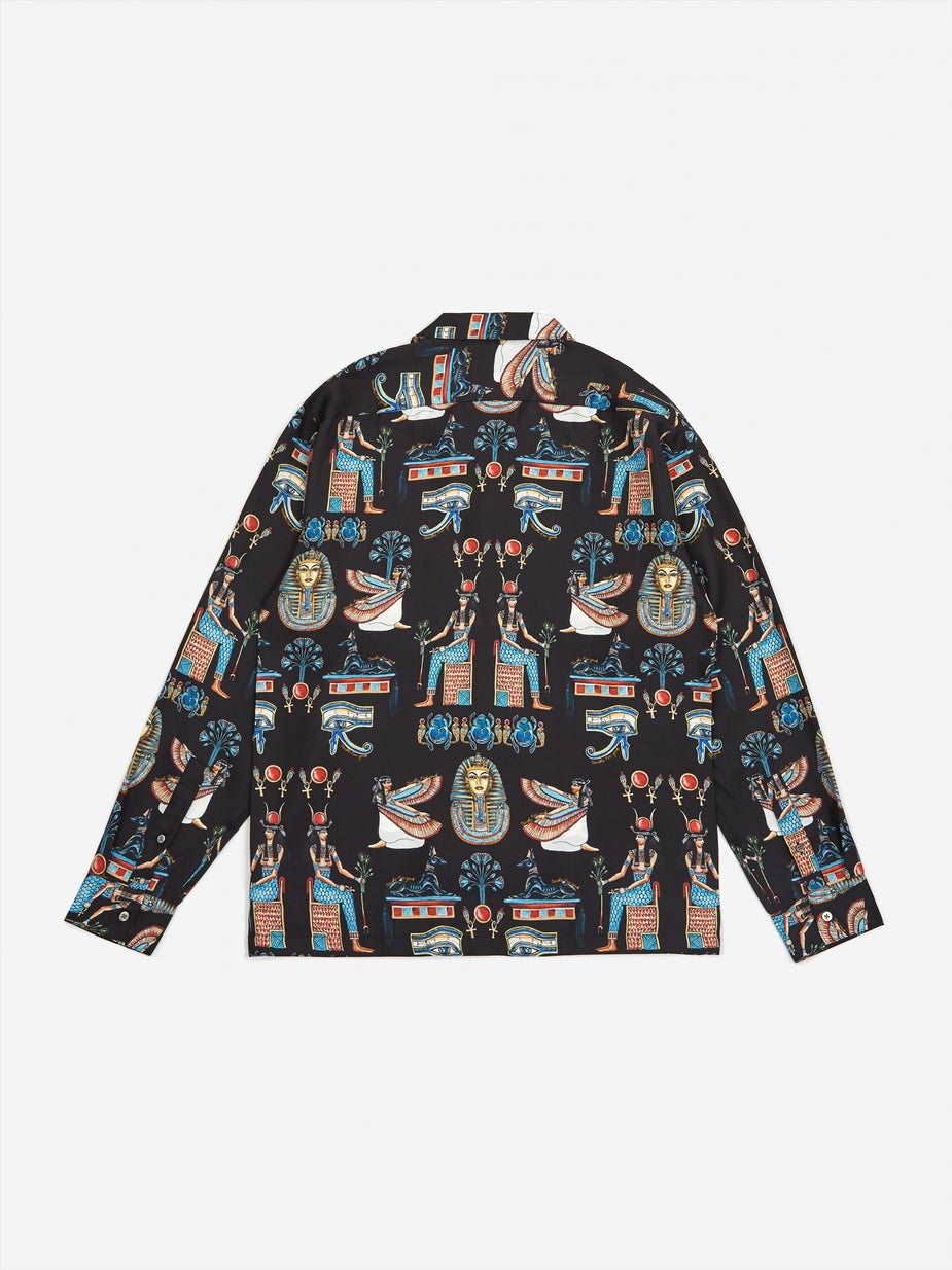 Рубашка Awake Egyptian Button Down Shirt Black