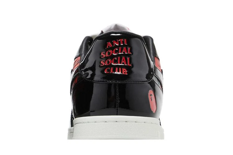 Кроссовки Anti Social Social Club x Bapesta Icon 'Black'