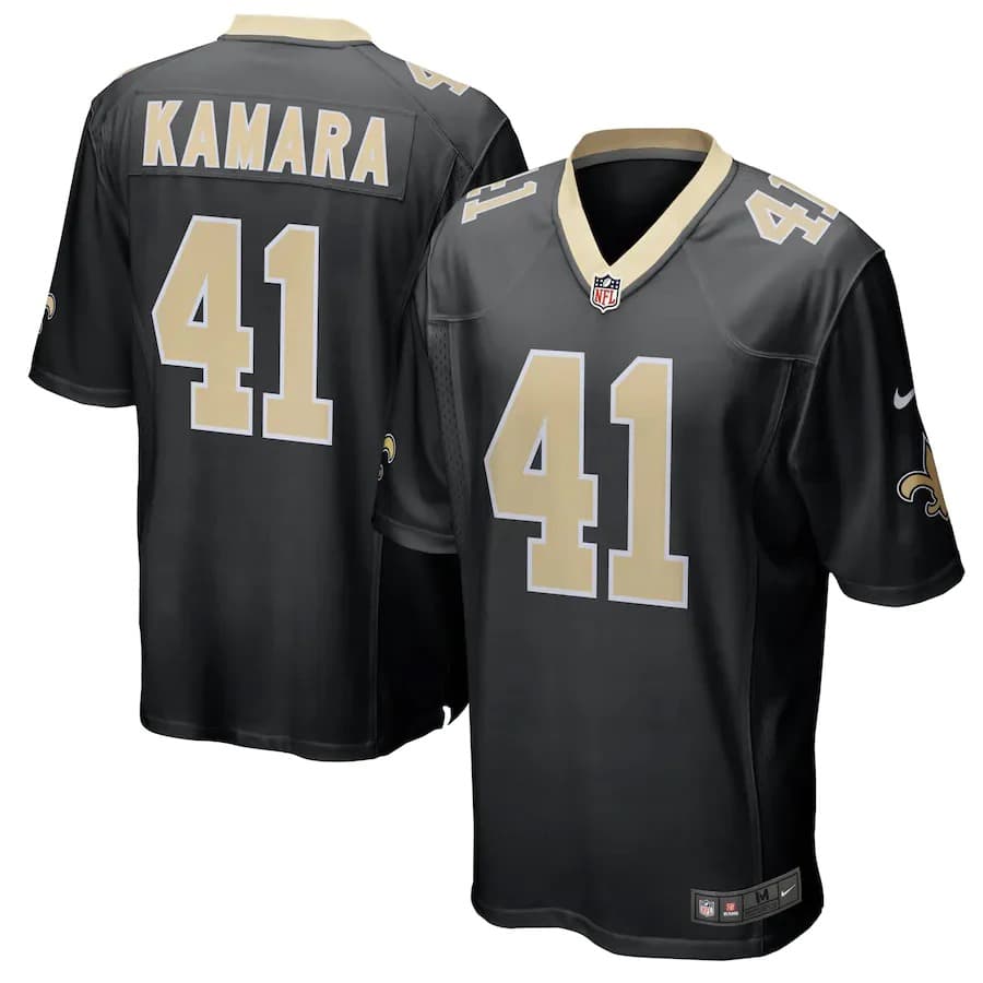 Футболка Nike Alvin Kamara New Orleans Saints Home NFL Game Jersey