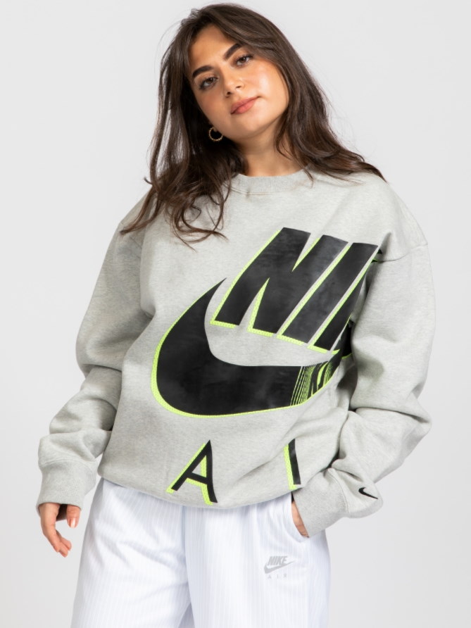 Толстовка Nike x Kim Jones Fleece Crewneck Grey