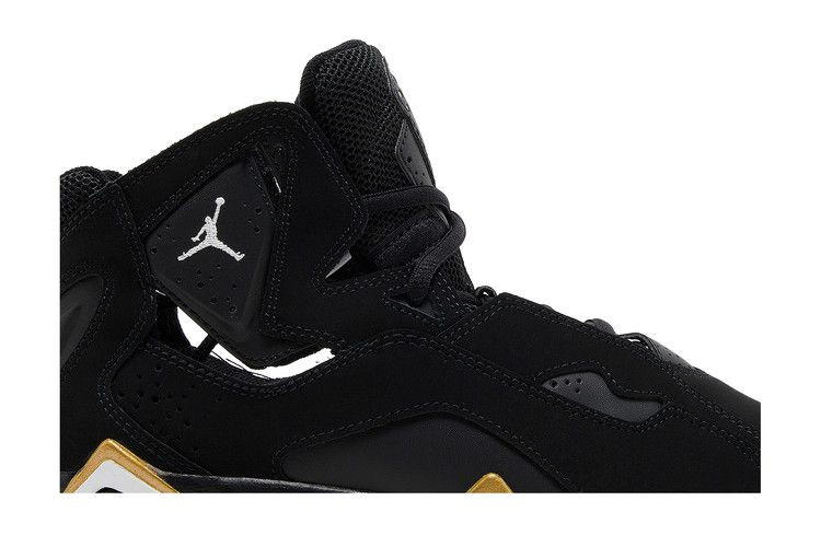 Кроссовки Air Jordan True Flight GS 'Black Metallic Gold' 2023
