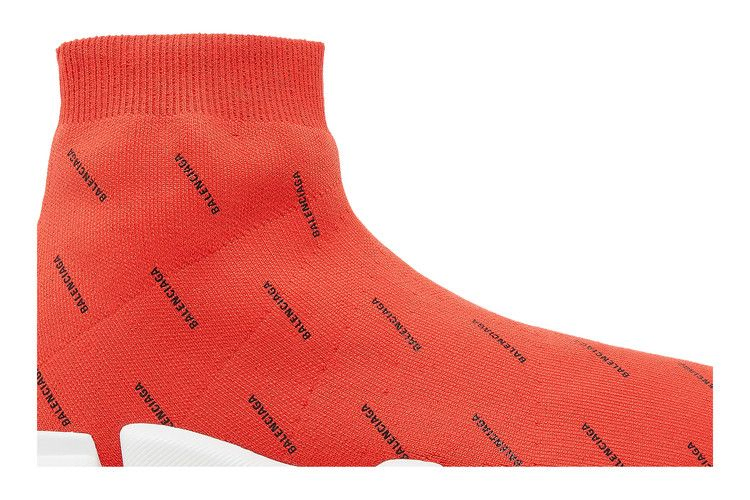 Кроссовки Balenciaga Speed 2.0 Sneaker 'All Over Logo - Intense Red'