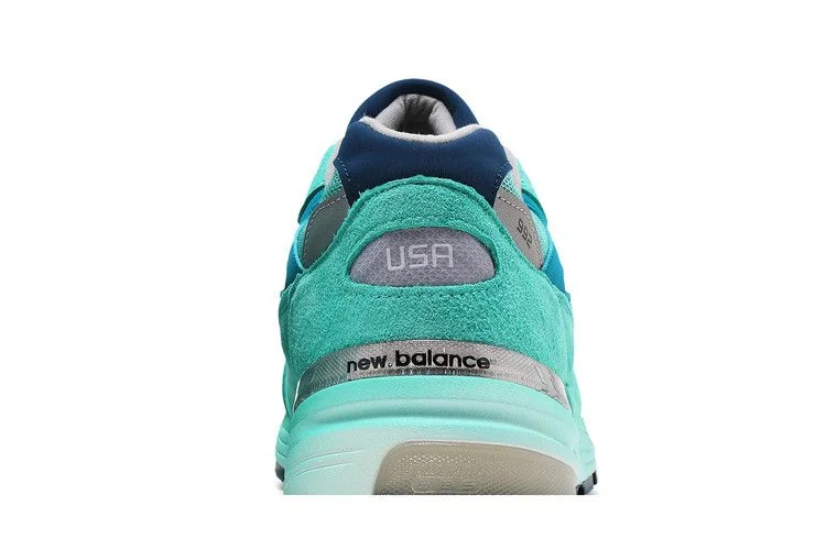 Кроссовки New Balance 992 Made in USA 'Blue Silver Metallic'